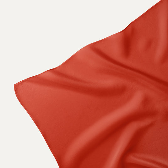 The Everyday Solid Pocket Square – Red