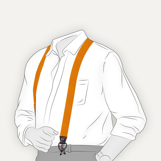 The Tailor’s Choice Suspenders — Amber Mustard