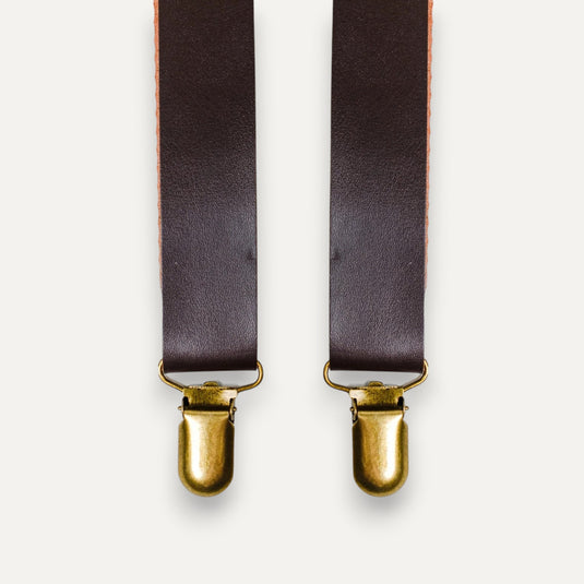 The Craft Line Suspenders — Chocolate Brown