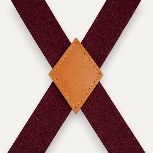 The Proper Brace Suspenders – Burgundy