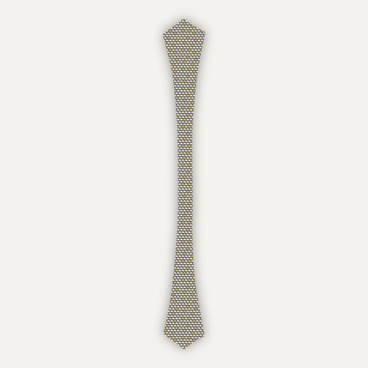 The Elephant Trail Cravat – Charcoal with Lime