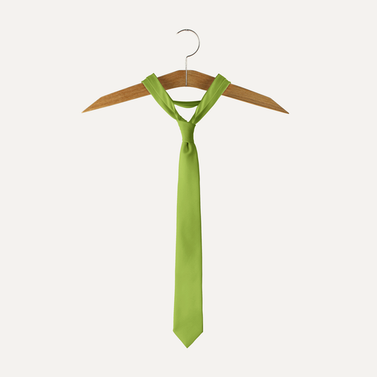 The Everyday Solid Silk Tie – Apple Green