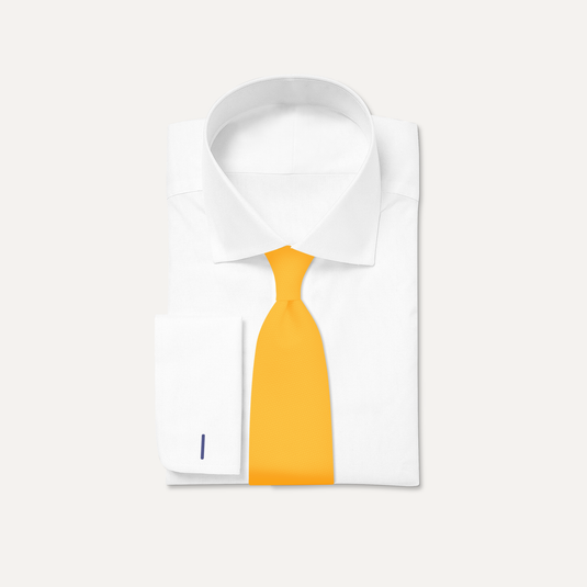 The Everyday Solid Silk Tie – Mustard
