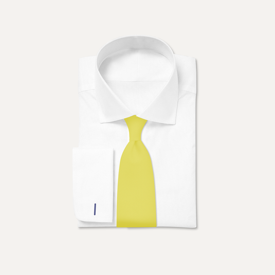 The Everyday Solid Silk Tie – Sun Yellow