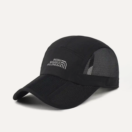 The Altitude Mesh Baseball Cap - Black