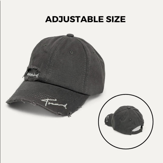 The After Dark Baseball Cap – Washed Charcoal
