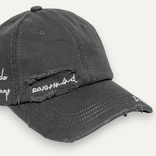 The After Dark Baseball Cap – Washed Charcoal
