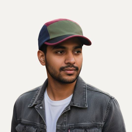 The Crossroads Five-Panel Baseball Cap - Multi