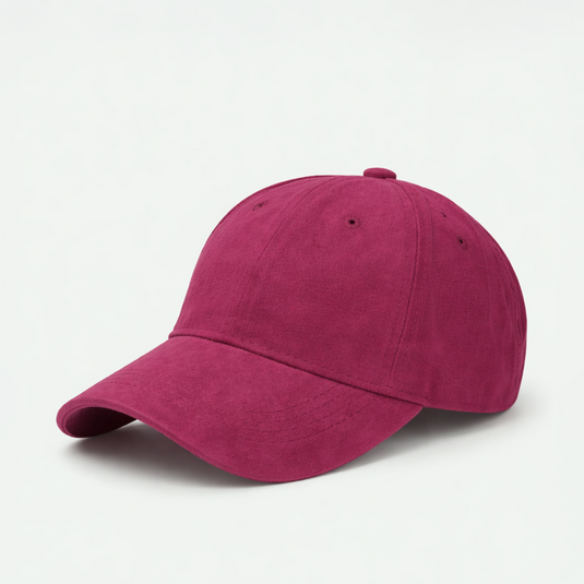 The Daily Baseball Cap – Wine Suede