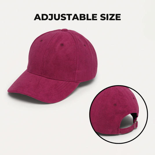 The Daily Baseball Cap – Wine Suede