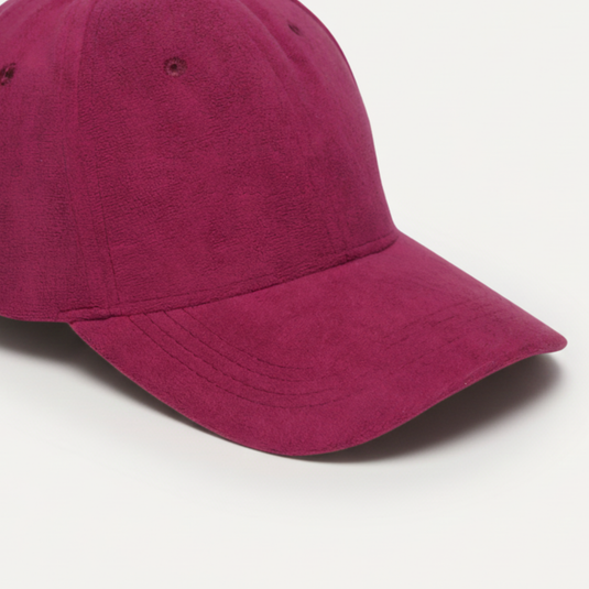 The Daily Baseball Cap – Wine Suede