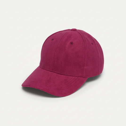 The Daily Baseball Cap – Wine Suede