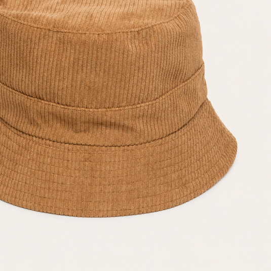 Chokore Reversible Corduroy Bucket Hat (Camel)