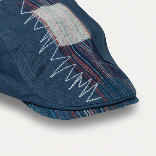 The Patchwork Ivy Cap – Indigo Mix