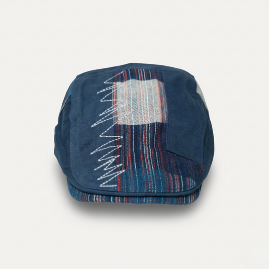 The Patchwork Ivy Cap – Indigo Mix