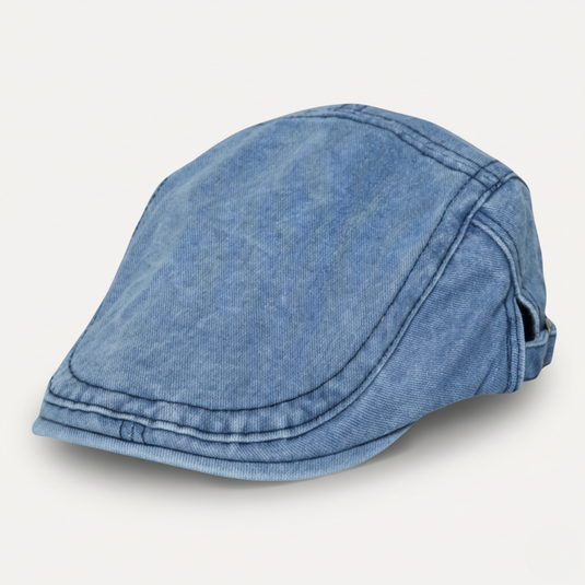 Chokore Denim Flat Ivy Cap (Denim Blue)