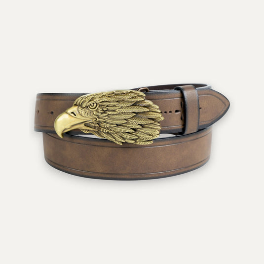 The Watchful Eagle Belt – Brown