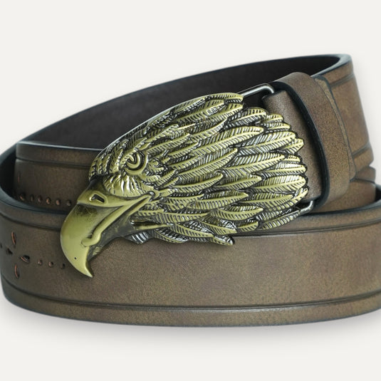 The Watchful Eagle Belt – Brown