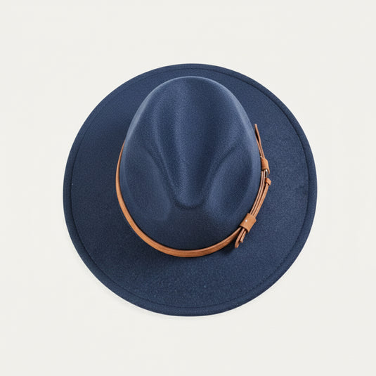 The Midnight Drift Fedora (Navy)
