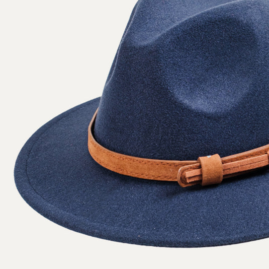 The Midnight Drift Fedora (Navy)