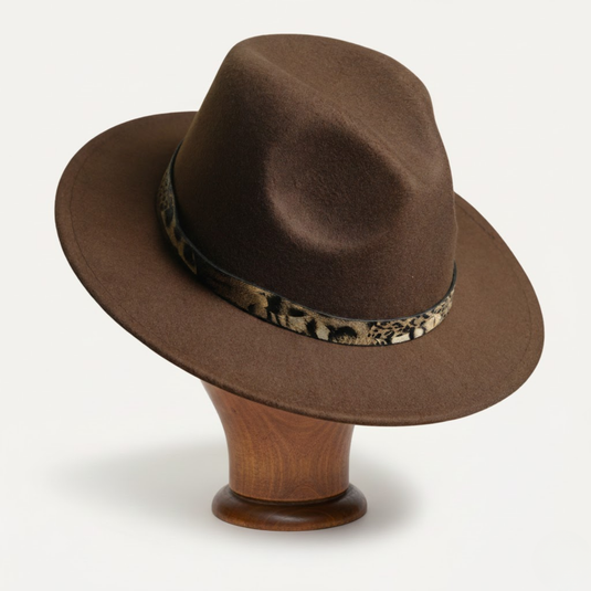 The Wildcard Fedora (Brown)