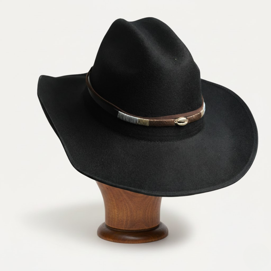 The Montara Wide-Brim Fedora (Black)