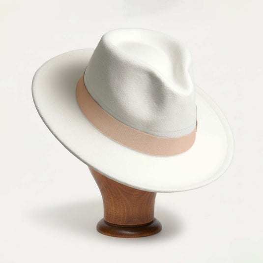 The Quiet Flex Fedora (Ivory)
