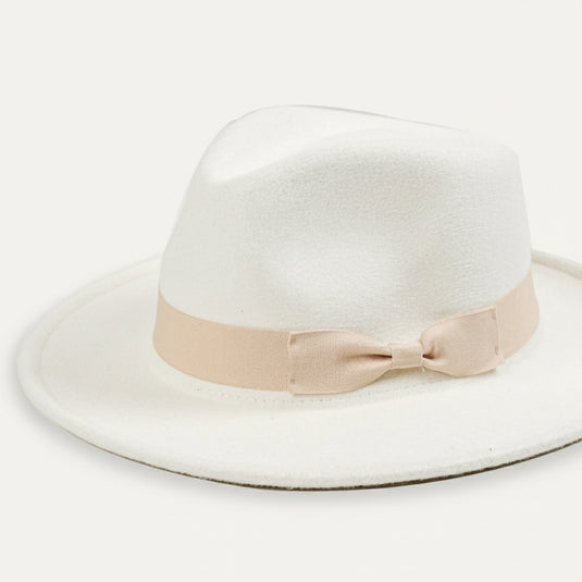 The Quiet Flex Fedora (Ivory)