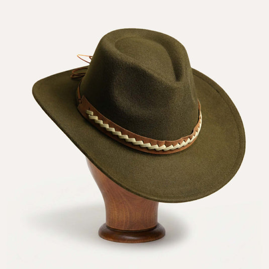 The Quietly Outdoorsy Fedora (Olive)