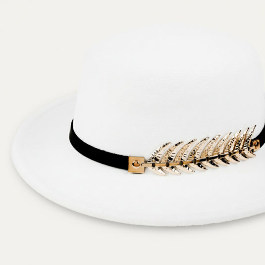 The Clean Slate Fedora (White)