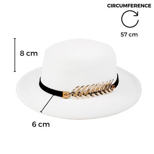 The Clean Slate Fedora (White)