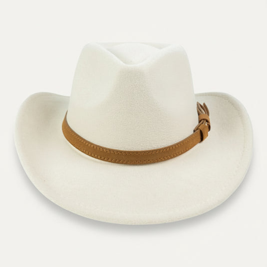 Fedora with Band (Ivory)