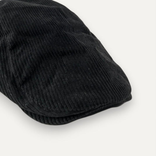 The Soft Cord Ivy Cap – Black