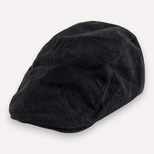 The Soft Cord Ivy Cap – Black