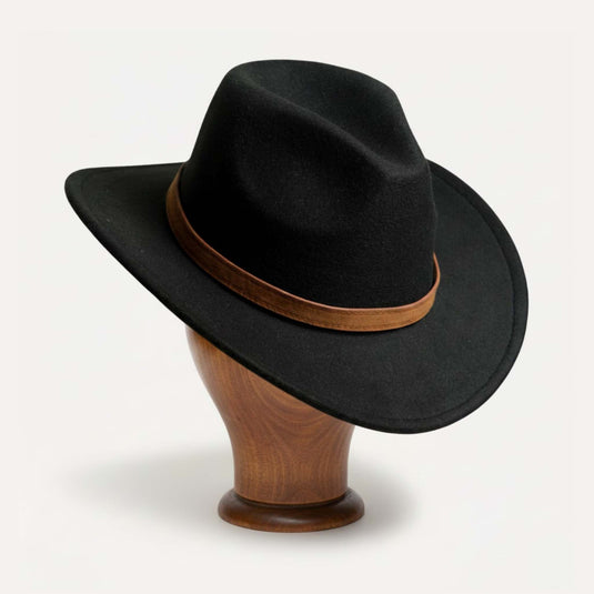 Medium Brim Fedora (Sand Beige)