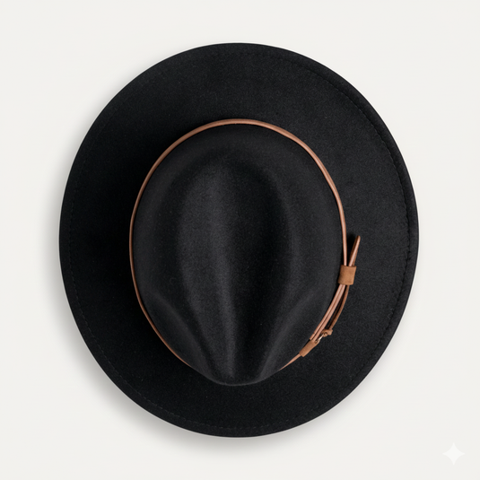 Medium Brim Fedora (Sand Beige)