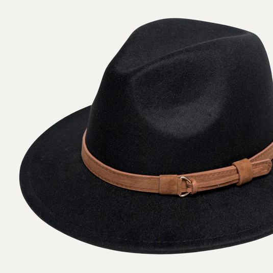 Medium Brim Fedora (Sand Beige)