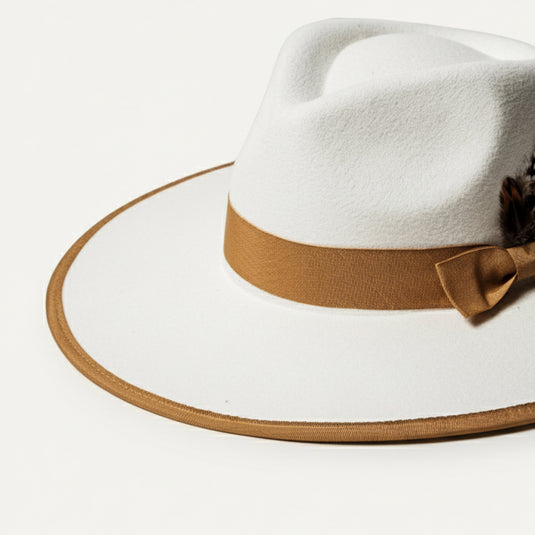 The Featherweight Statement Fedora (Ivory)