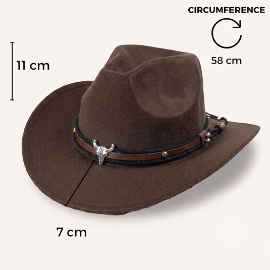 The Trailwood Cowboy Hat (Brown)