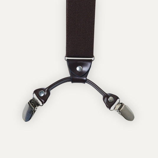 The Tailor’s Choice Suspenders – Espresso Brown