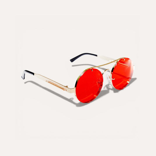 The Red Signal Sunglasses - Crimson