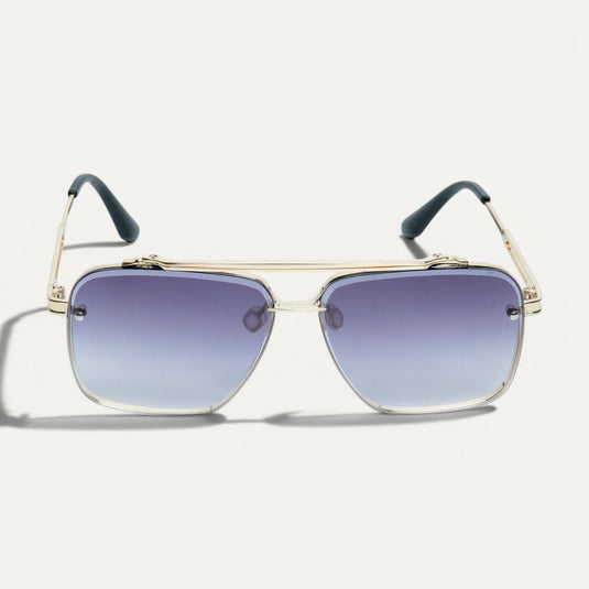 The Elevated Edge Sunglasses – Gold Purple