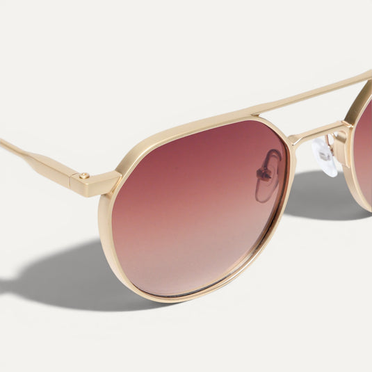 The Golden Hour Sunglasses – Brown Gradient Tint