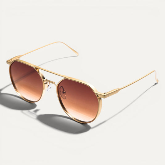 The Golden Hour Sunglasses – Brown Gradient Tint