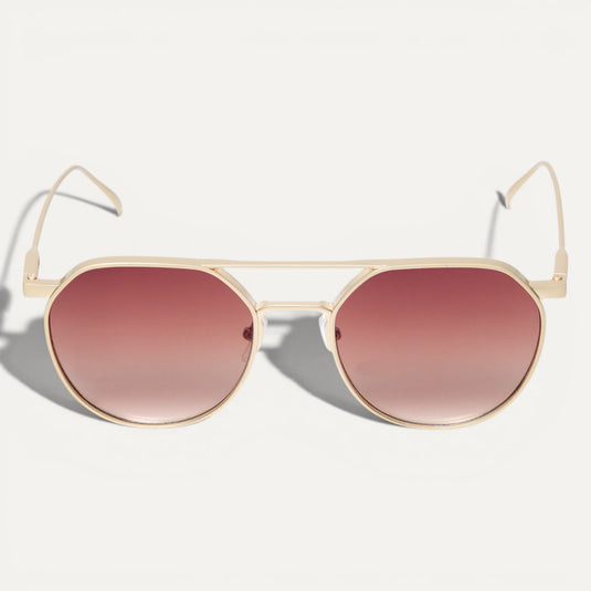 The Golden Hour Sunglasses – Brown Gradient Tint