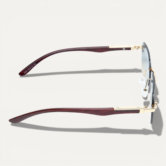 The Grounded Edge Sunglasses – Blue Gradient