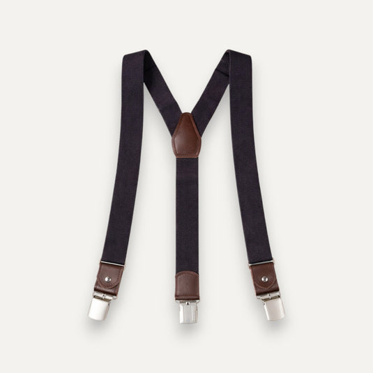 The Rivet Line Suspenders – Black