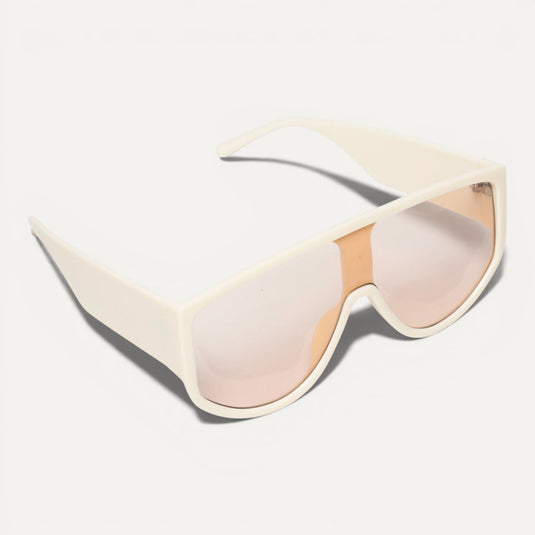 The Soft Focus Sunglasses - White
