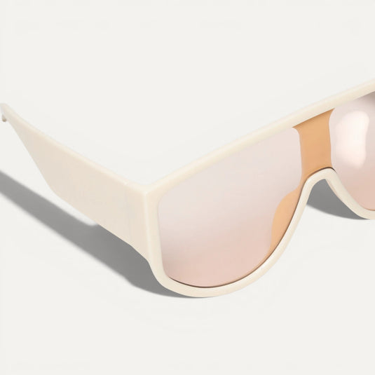 The Soft Focus Sunglasses - White