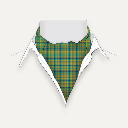 The Balanced Plaid Cravat – Olive & Moss